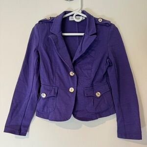 Italian Studio Mo Purple Blazer